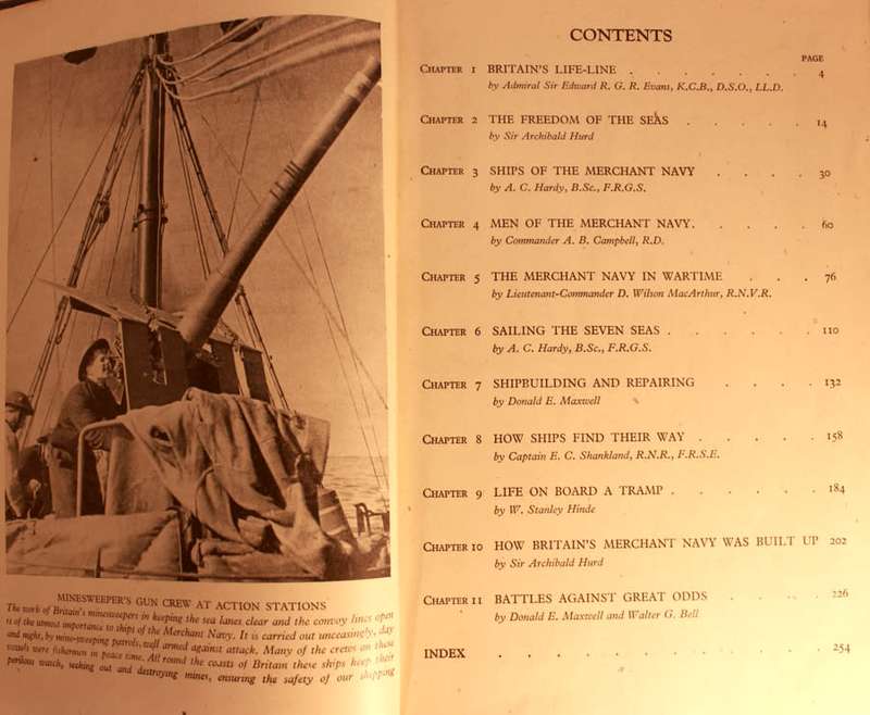 Britain's Merchant Navy Edited by Sir Archibald Hurd Hardcover Book