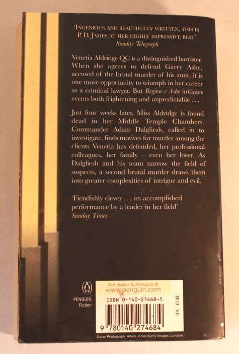 A Certain Justice by PD James Softcover Book