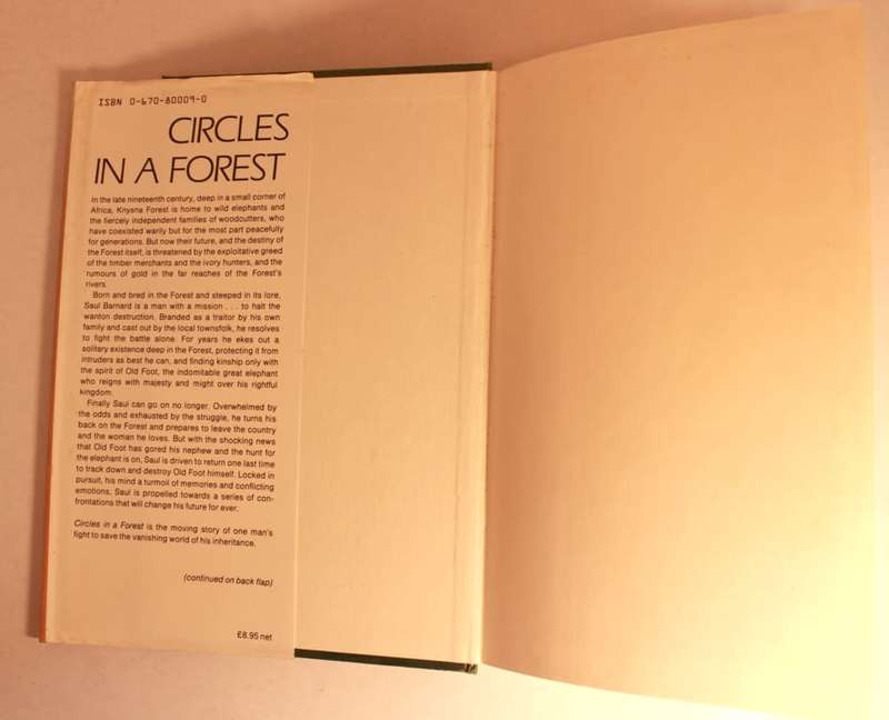 Circles In A Forest by Dalene Matthee Hardcover Book, English 1st Edition, Autographed 1986