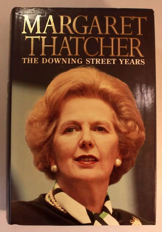 The Downing Street Years by Margaret Thatcher Hardcover Book