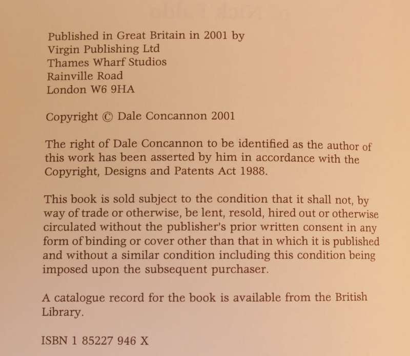 Driven The Definitive Biography Of Nick Faldo by Dale Concannon Hardcover Book