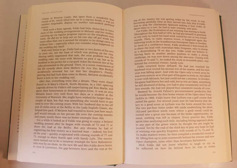 Driven The Definitive Biography Of Nick Faldo by Dale Concannon Hardcover Book