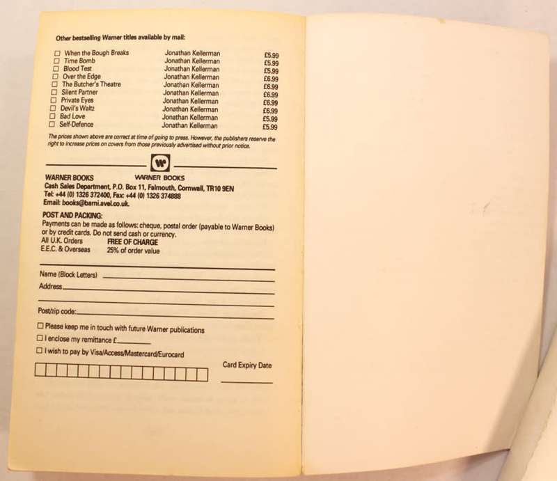 Billy Straight by Jonathan Kellerman Softcover Book