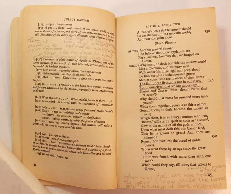 The Macmillan Education Edition Julius Caesar by Shakespeare, Edited by D.R. Elloway Softcover Book