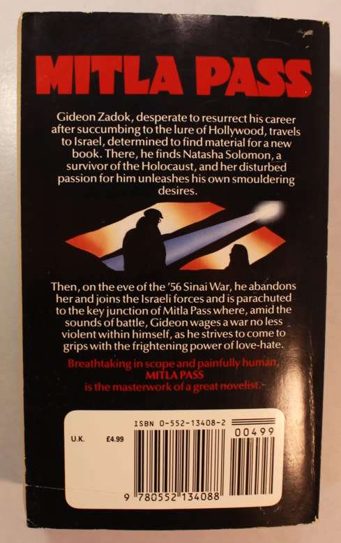 Mitla Pass by Leon Uris Softcover Book