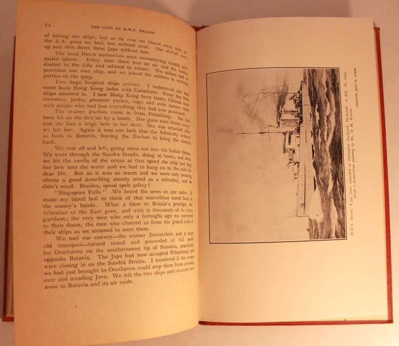 The Luck of H.M.S. Dragon by Able Seaman E.H. Little HardSoftcover Book