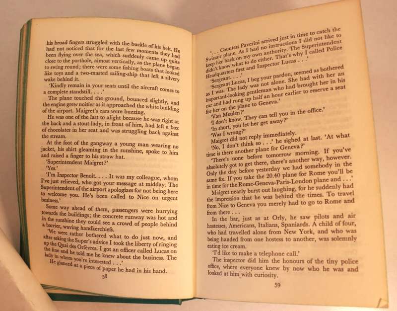 Maigret and the Millionaires & Maigret and the Gangsters by Georges Simenon Hardcover Book