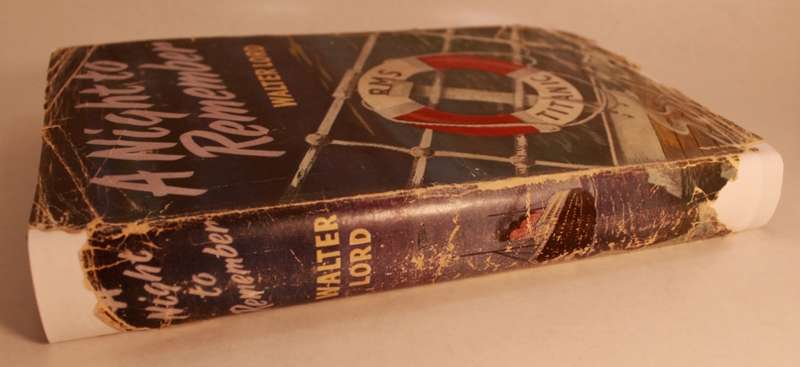 A Night To Remember by Walter Lord First Edition 1956 Hardcover Book