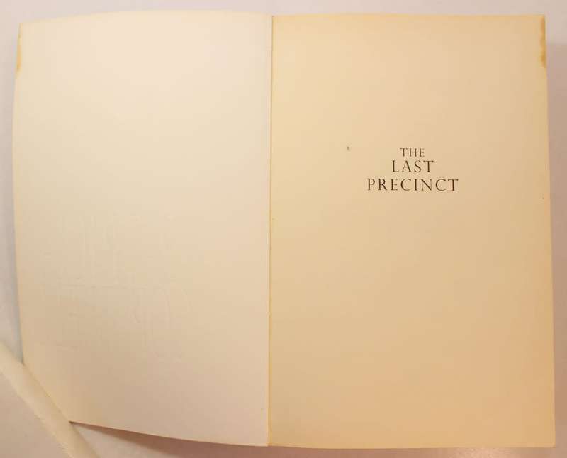 The Last Precinct by Patricia Cornwell Softcover Book