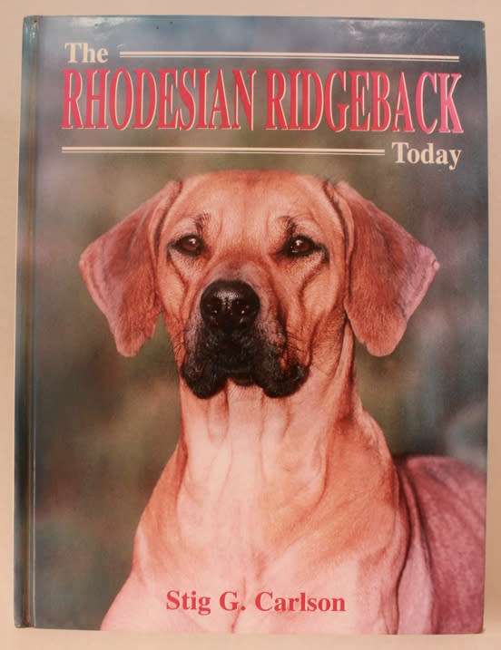 The Rhodesian Ridgeback Today by Stig G. Larson Hardcover Book