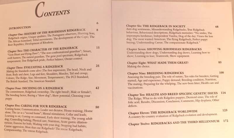 The Rhodesian Ridgeback Today by Stig G. Larson Hardcover Book