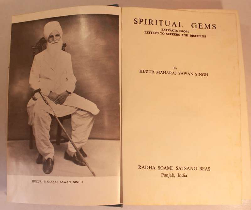 Spiritual Gems by Huzur Maharaj Sawan Singh Hardcover Book