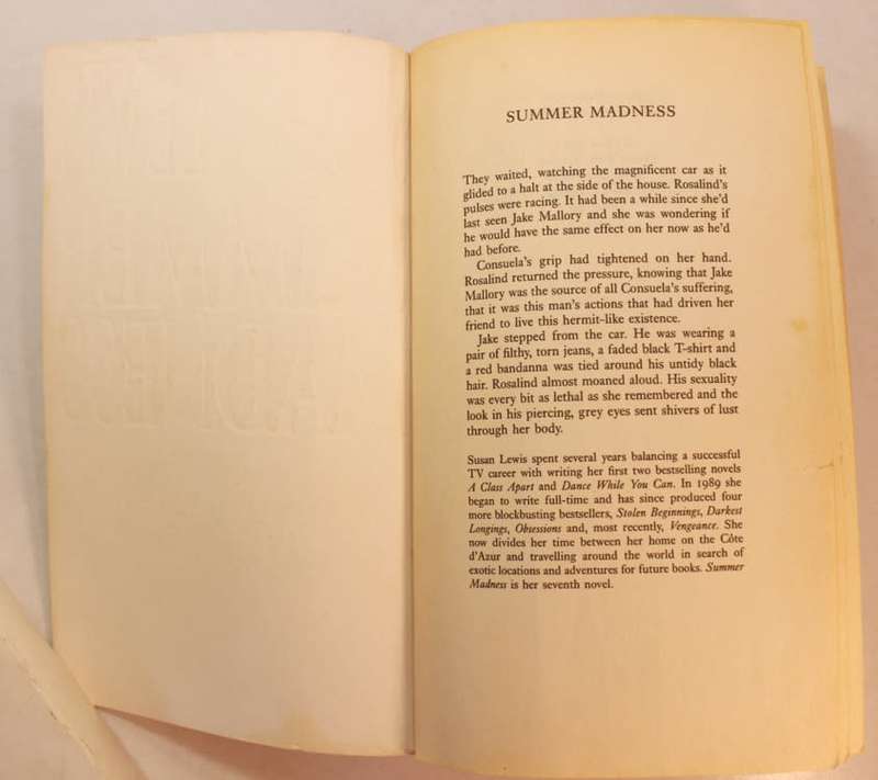 Summer Madness by Susan Lewis Softcover Book