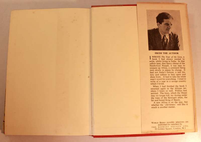 The Year Of The Lion by Gerald Hanley Hardcover Book