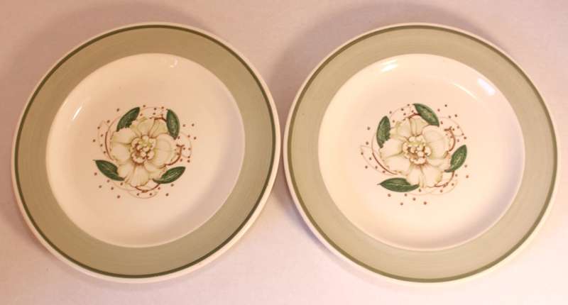 Pair Of Susie Cooper Gardenia E2405 Side Plates 17.0cm