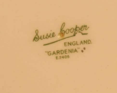 Susie Cooper Gardenia E2405 Luncheon Plate 22.5cm