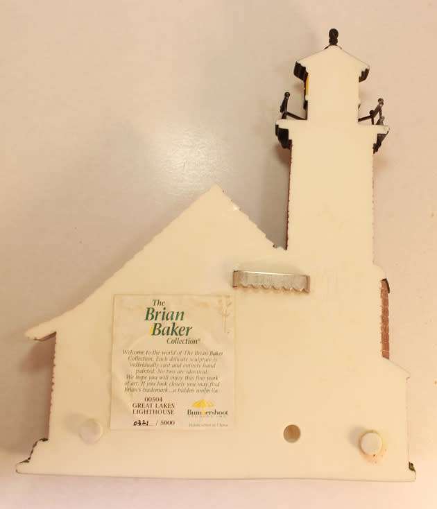 Brian Baker Collection "Great Lakes Lighthouse"(#0504) for Train Sets or Christmas Decoration Table