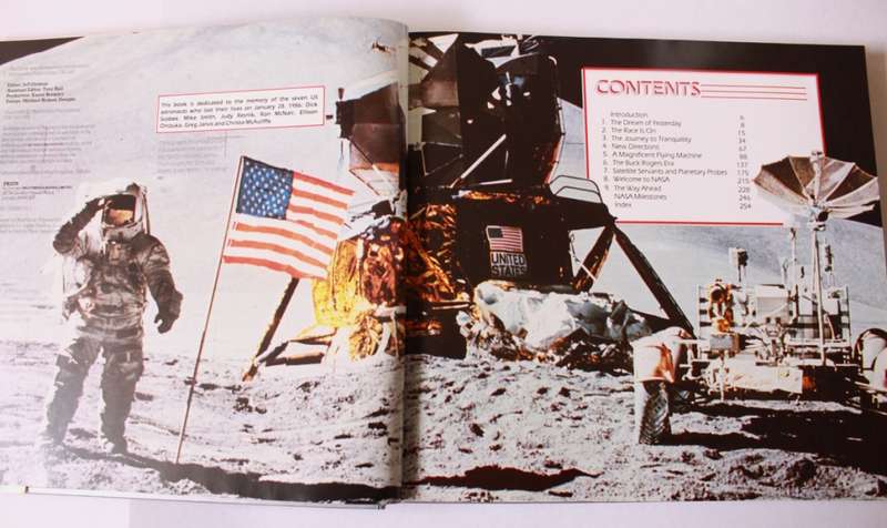 The Illustrated History of NASA Anniversary Edition by Robin Kerrod Hardcover Book