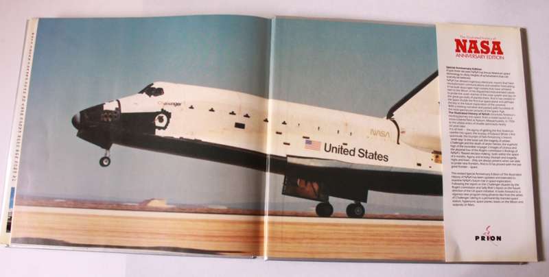 The Illustrated History of NASA Anniversary Edition by Robin Kerrod Hardcover Book