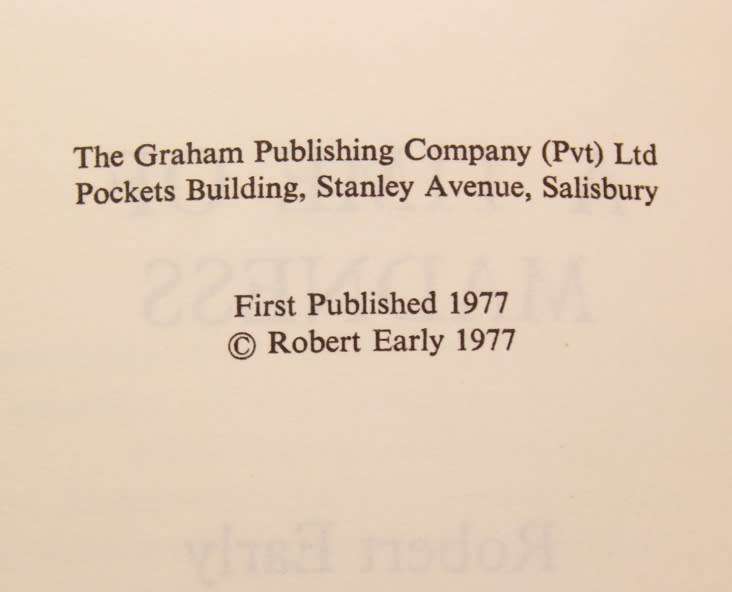 A Time of Madness by Robert Early Hardcover Book