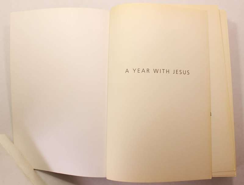 A Year With Jesus Daily Readings & Meditations by Eugene H. Peterson Softcover Book