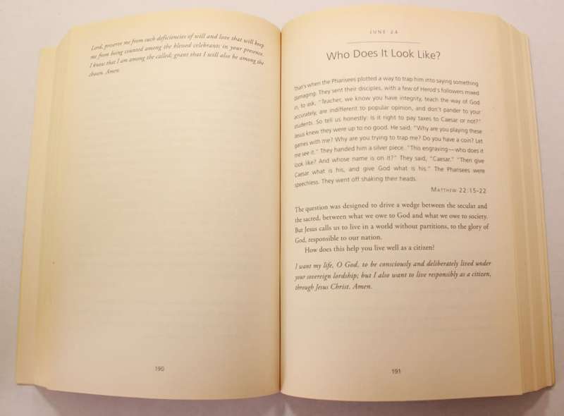 A Year With Jesus Daily Readings & Meditations by Eugene H. Peterson Softcover Book