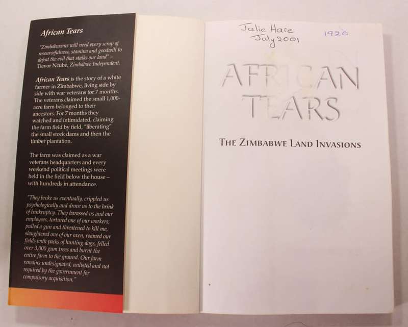 African Tears, The Zimbabwe Land Invasions by Catherine Buckle Softcover Book