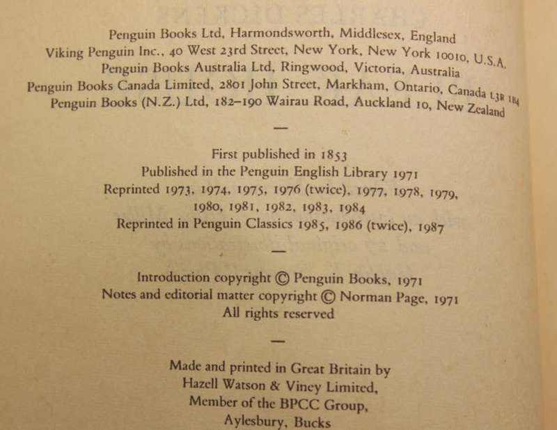 Bleak House by Charles Dickens Penguin Classics Softcover Book