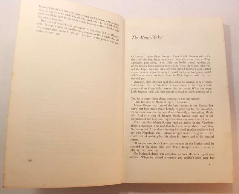 Bosman At His Best A Choice Of Stories & Sketches by Herman Charles Bosman Ed L Abrahams Hardcover