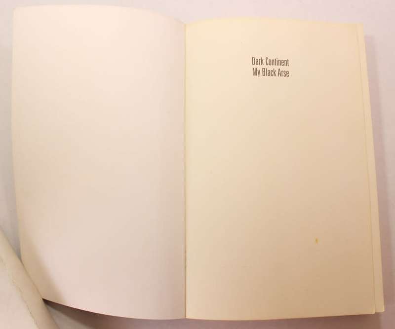 Dark Continent My Black Arse by Sihle Khumalo Softcover Book
