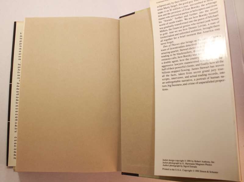 Den Of Thieves by James B Stewart Hardcover Book