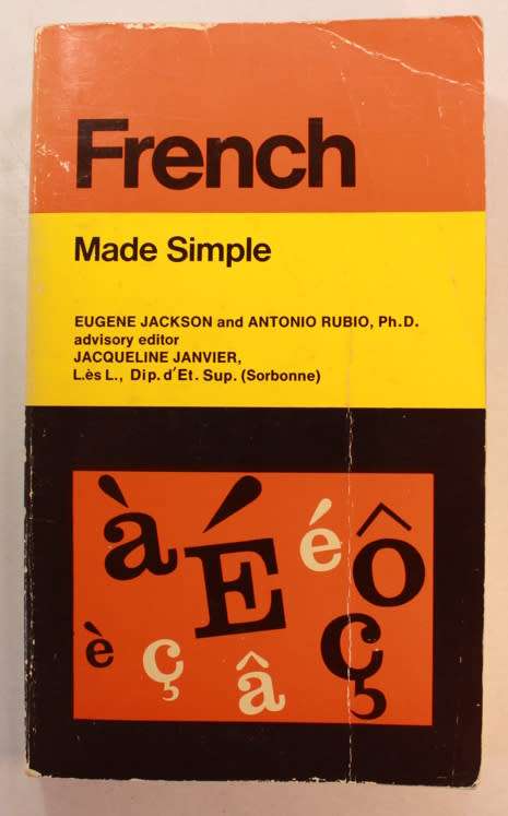 French Made Simple by Eugene Jackson & Antonio Rubio Softcover Book