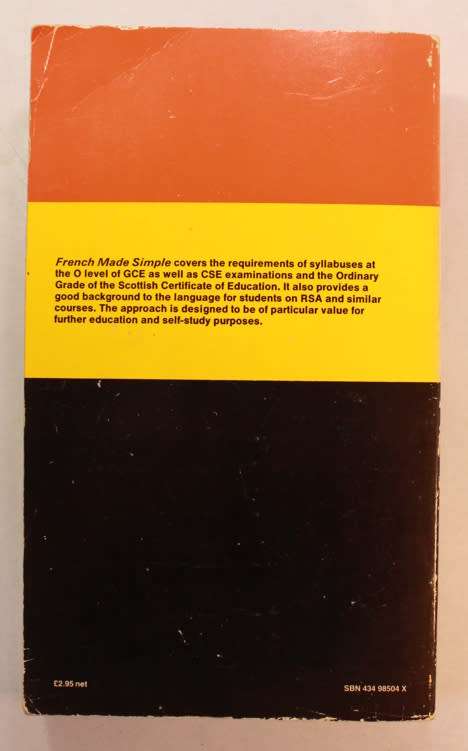 French Made Simple by Eugene Jackson & Antonio Rubio Softcover Book