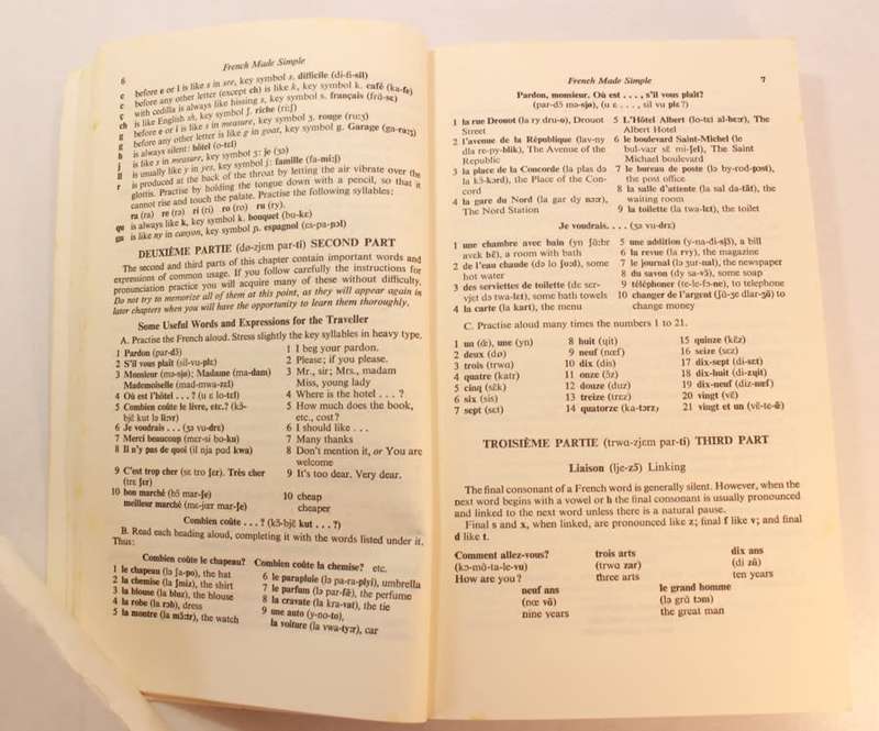 French Made Simple by Eugene Jackson & Antonio Rubio Softcover Book