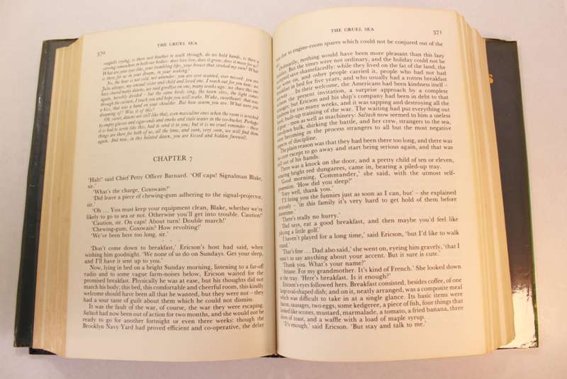 Three "Great Sea Stories" by Nicholas Monsarrat, C.S. Forester & Douglas Reeman Hardcover Book