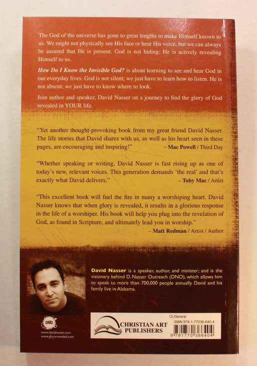 How Do I Know The Invisible God by David Nasser Softcover Book
