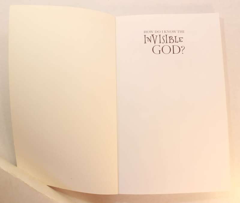 How Do I Know The Invisible God by David Nasser Softcover Book