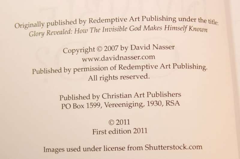 How Do I Know The Invisible God by David Nasser Softcover Book