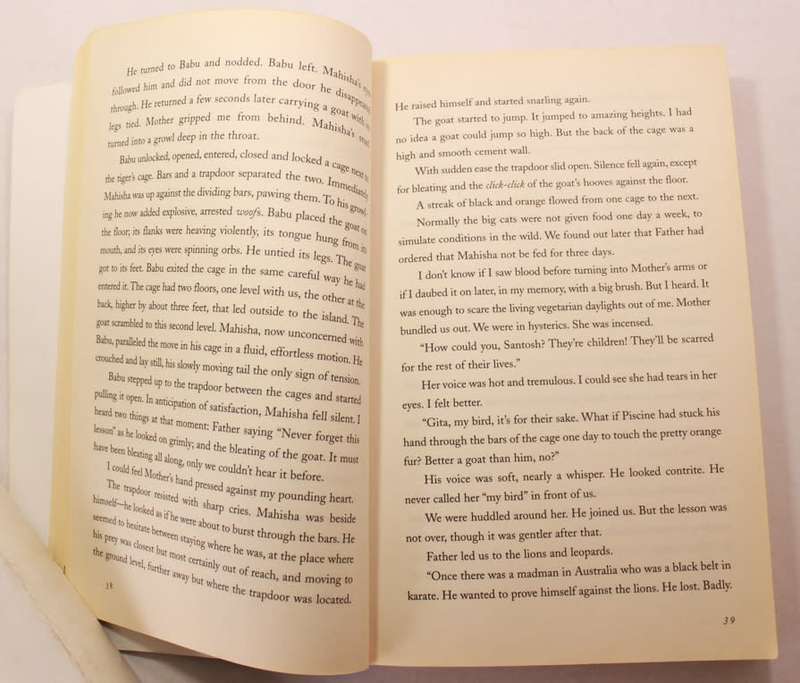 Life Of Pi by Yann Martel Softcover Book