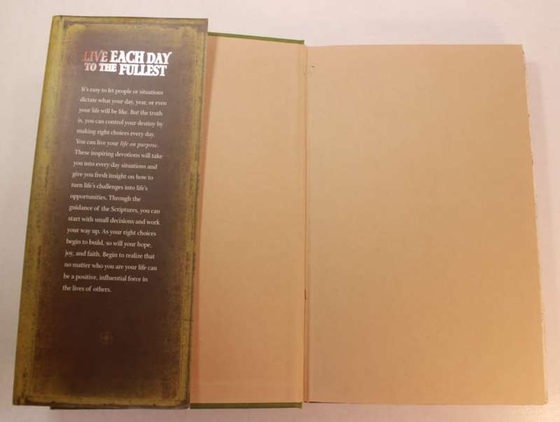 Life on Purpose For Men (Devotional) by J.M. Farro Hardcover Book