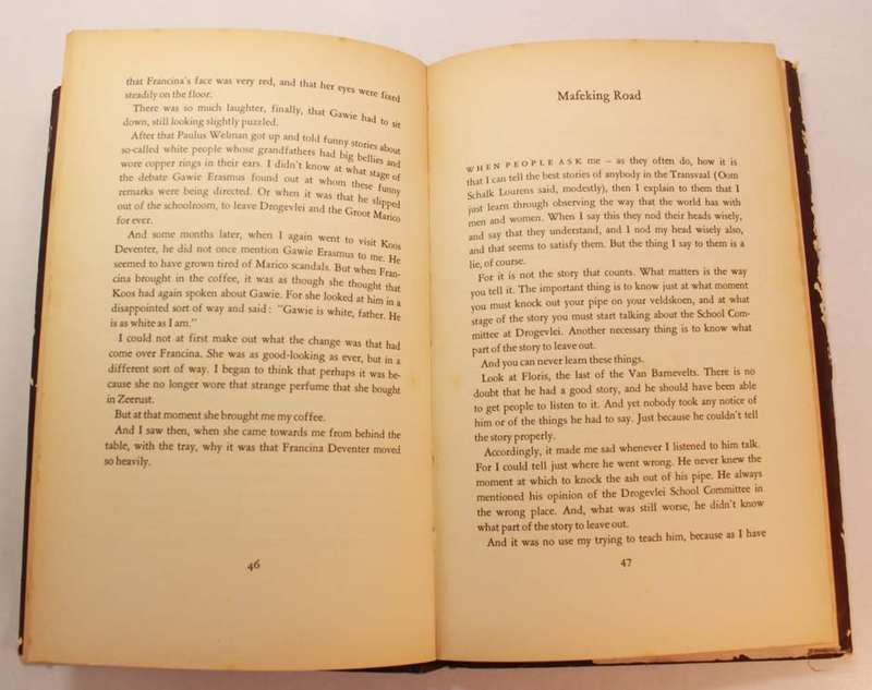 Mafeking Road Stories by Herman Charles Bosman Hardcover Book