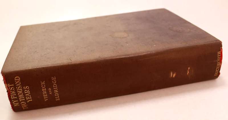My First Two Thousand Years by Viereck and Eldridge Hardcover Book