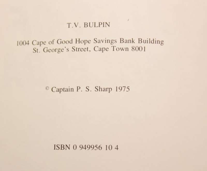 Tales Of Table Bay by Captain P S Sharp Hardcover Book