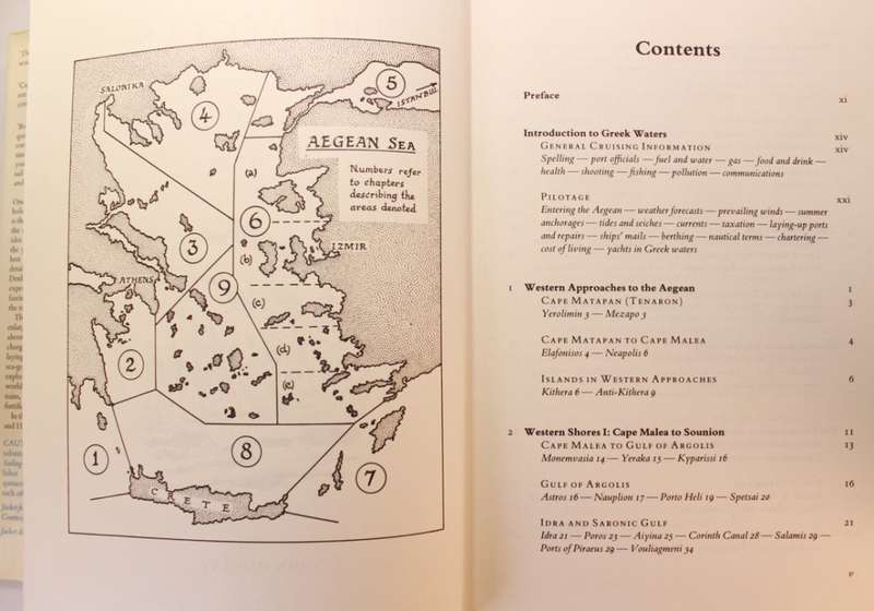The Aegean A Sea Guide To Its Coasts and Islands by H.M. Denham Hardcover Book