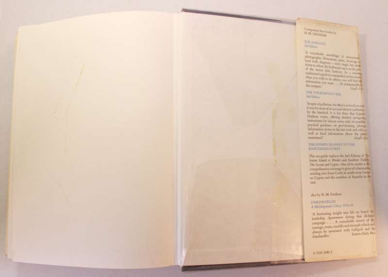 The Aegean A Sea Guide To Its Coasts and Islands by H.M. Denham Hardcover Book