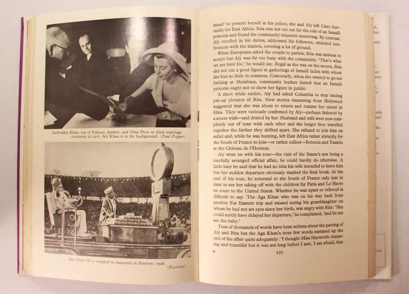 The Aga Khans by Willi Frischauer Hardcover Book