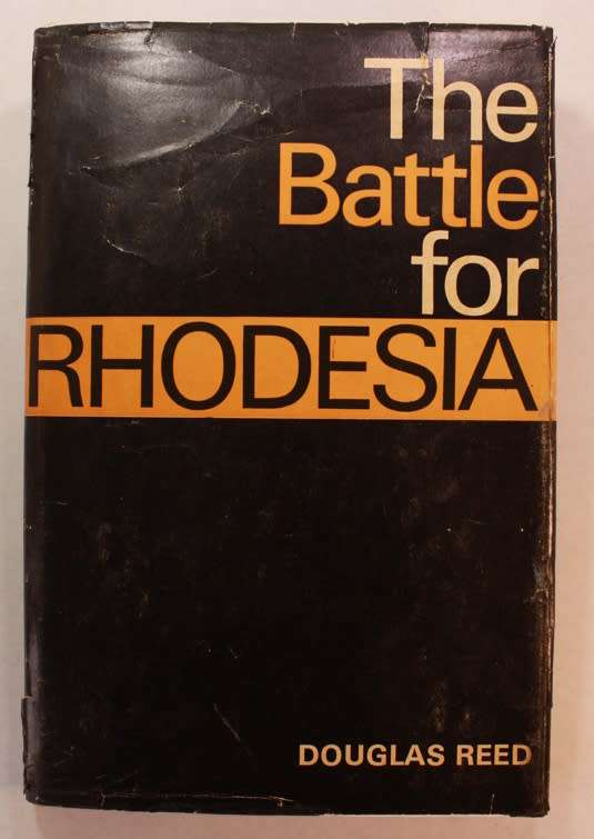 The Battle for Rhodesia by Douglas Reed Hardcover Book