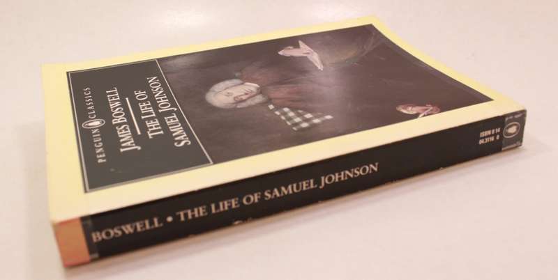 The Life Of Samuel Johnson by James Boswell Penguin Classics Abridged Softcover Book