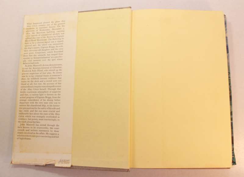 The Mary Celeste by John Maxwell Hardcover Book