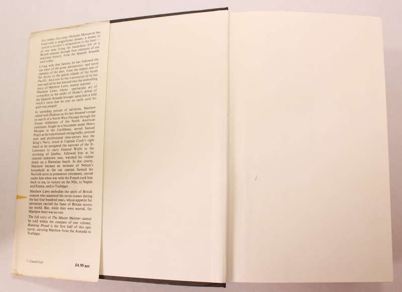 The Master Mariner Book 1: Running Proud by Nicholas Monsarrat Hardcover Book